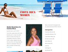 Tablet Screenshot of costarica-women.com